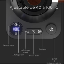 Bouilloire Col de Cygne 1200W – Température Réglable