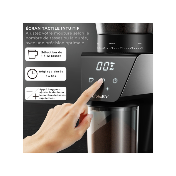 Moulin Automatique 30 Réglages – BioloMix