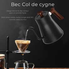 Bouilloire Col de Cygne 1200W – Température Réglable