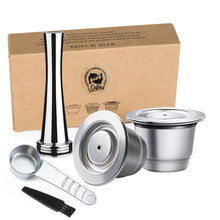Coffee Capsule Reusable Pods for Nespresso Stainless Steel Coffee Filter Espresso Crema Pod Manufacturer'S New Upgrade