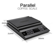 Felicita Parallel Coffee Scale with Bluetooth Digital Kitchen Scale Pour Coffee Electronic Drip Coffee Scale with Timer 2Kg/0.1G