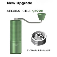 Chestnut C3S / C3ESP Manual Coffee Grinder Upgrade All-Metal Body & Anti-Slip Design Portable Grinder S2C Burr Inside